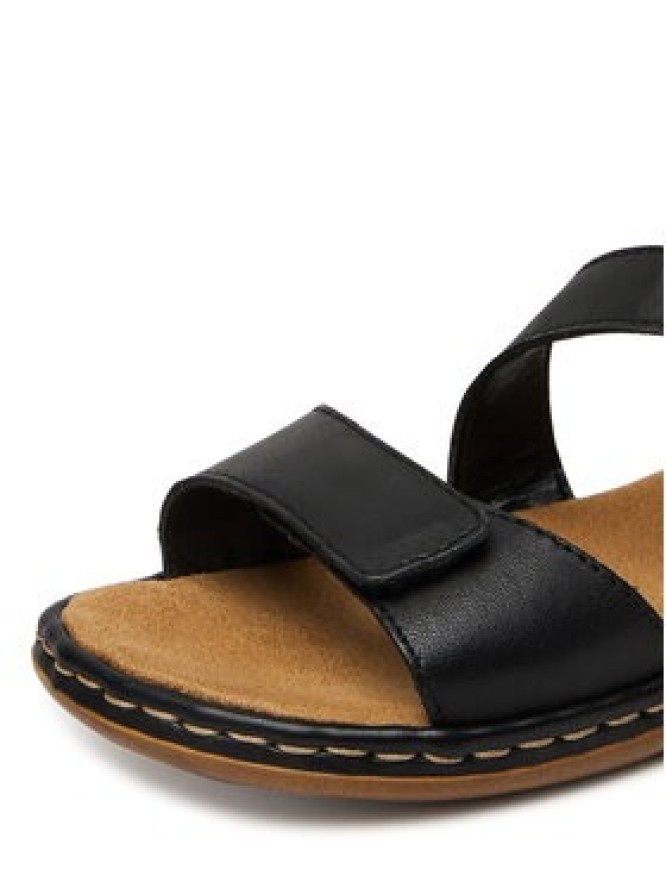 Rieker Sandały CEO-659C7-00 Czarny