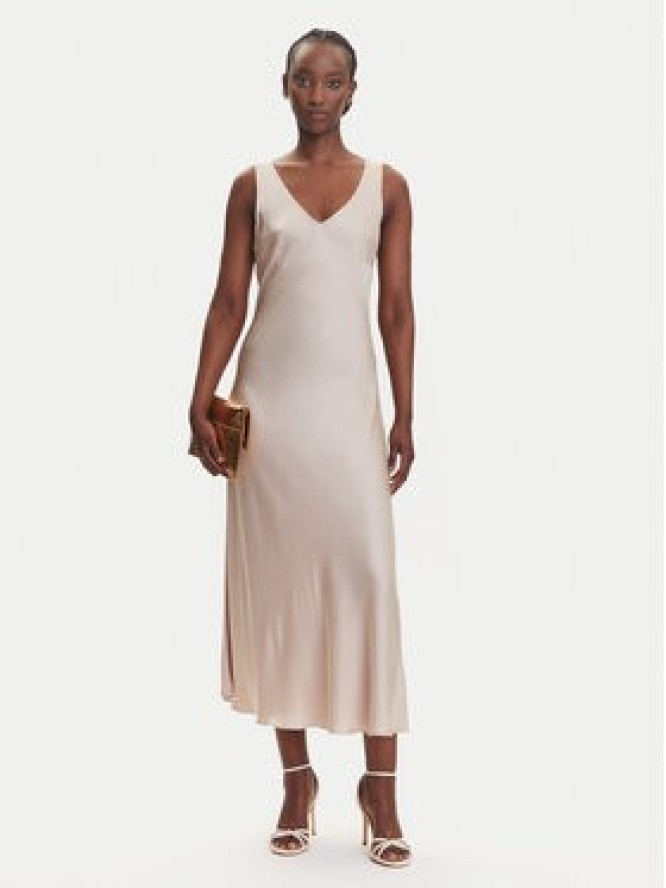 Dixie Sukienka wieczorowa A782W039A Beżowy Regular Fit