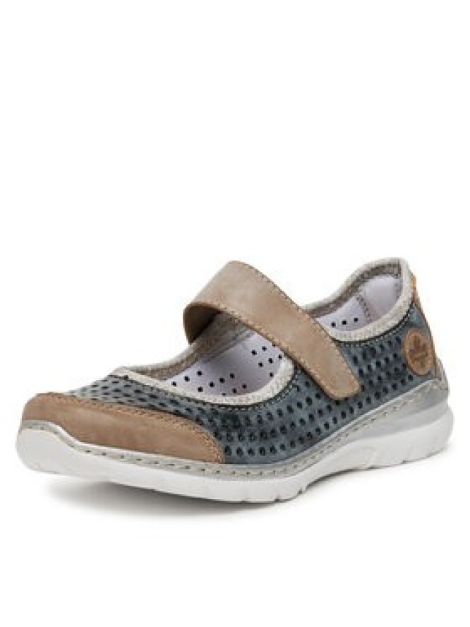 Rieker Półbuty L32B5-42 Granatowy