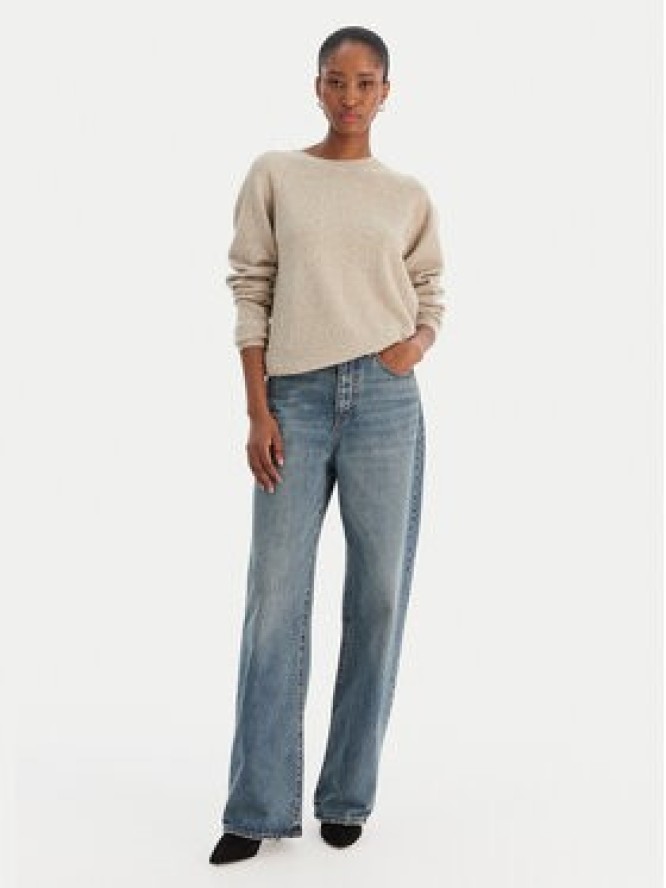 Vero Moda Sweter Doffy 10221006 Beżowy Regular Fit