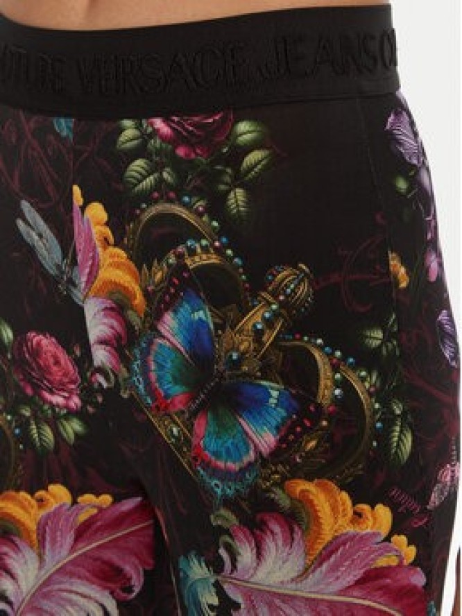 Versace Jeans Couture Legginsy 79HAC107 JS487 Kolorowy Flare Fit