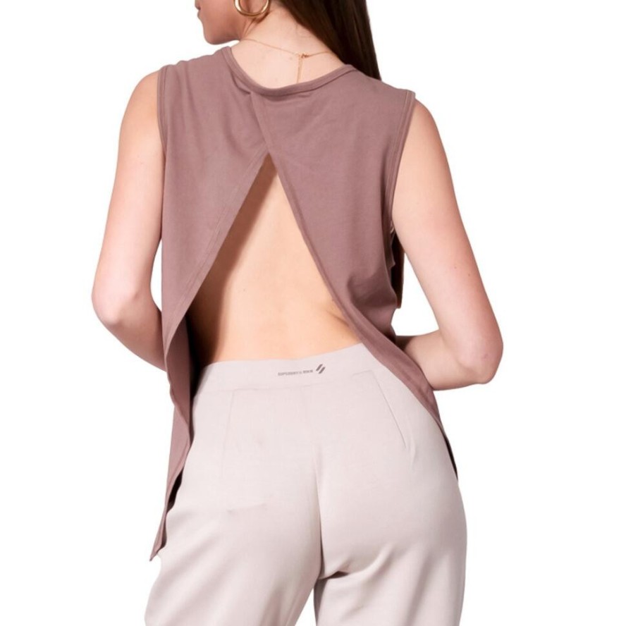 Koszulka sportowa damska Superdry Flex Loose Open Back Tank top