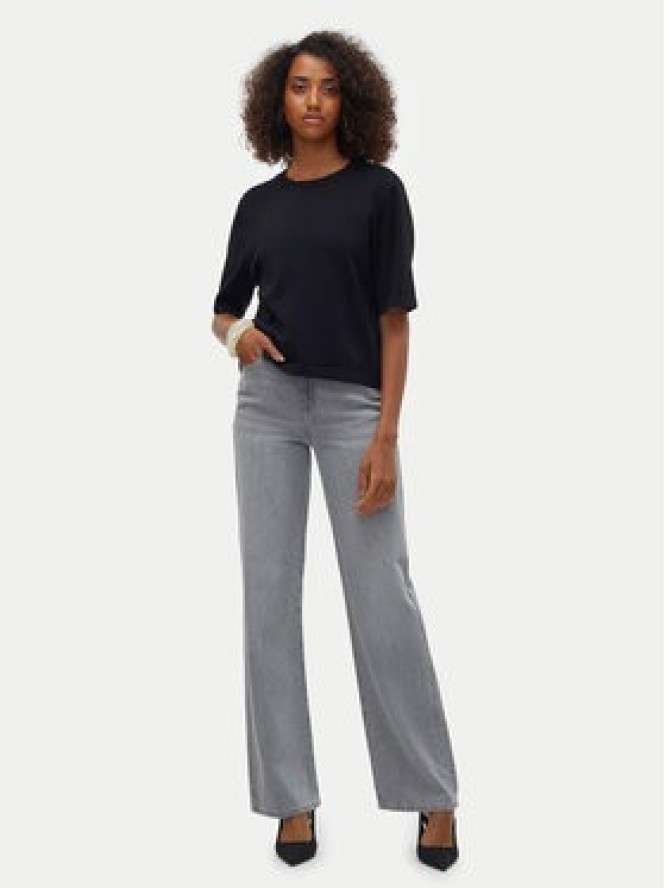 Vero Moda Sweter Silje 10320460 Czarny Oversize