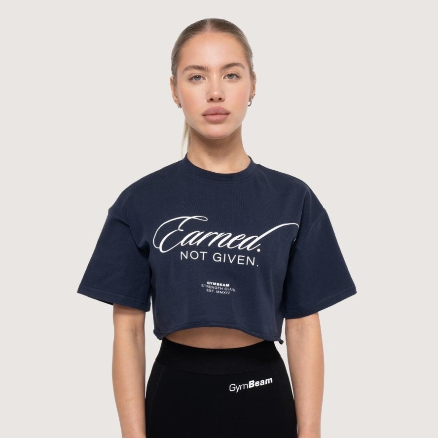 Koszulka damska functional training cropped Earned