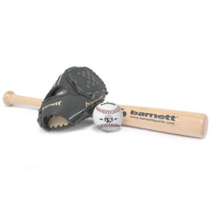 Drewniany zestaw inicjacyjny baseballowy BGBW-01 Senior (BB-W 32, JL-120, BS-1)