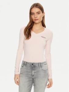 Guess Jeans Bluzka W4YI21 J1314 Różowy Regular Fit