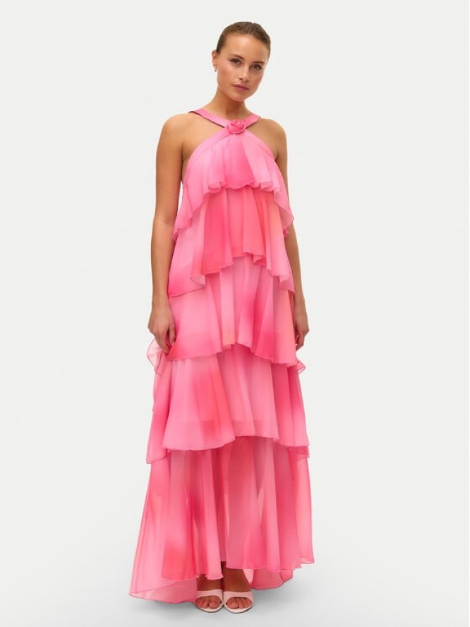 Vero Moda Sukienka wieczorowa Felicia 10295237 Różowy Slim Fit