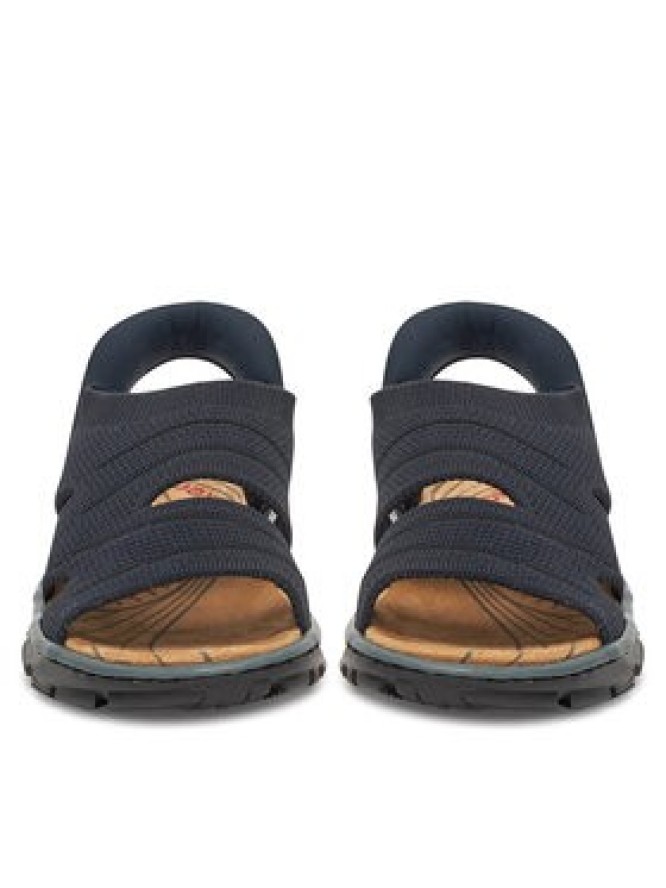 Rieker Sandały 68895-14 Granatowy