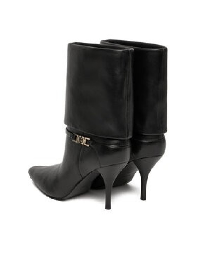 Guess Botki FLFNXX LEA10 Czarny