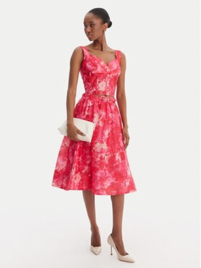 Fracomina Spódnica trapezowa FR25SG2012W775U6 Różowy Flare Fit