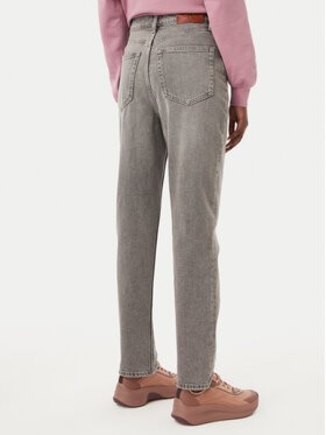 Calvin Klein Jeans Jeansy LV047H937G Szary Mom Fit