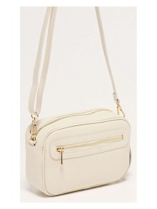 maison héritage PARIS Skórzana torebka "Gaby Box" w kolorze beżowym - 28 x 22 x 8 cm rozmiar: onesize