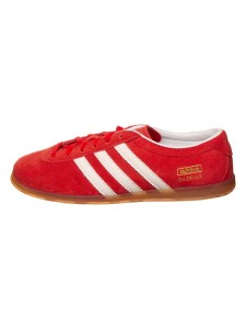 adidas Skórzane sneakersy "Gazelle" w kolorze czerwonym rozmiar: 41 1/3