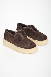 Sneakersy damskie zamszowe CESARE CASADEI