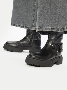Steve Madden Botki Zwart SM11003405 Czarny
