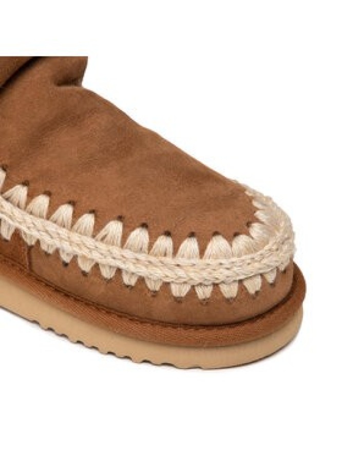 Mou Śniegowce Eskimo 18 Glitter Logo MU.FW101050A Brązowy