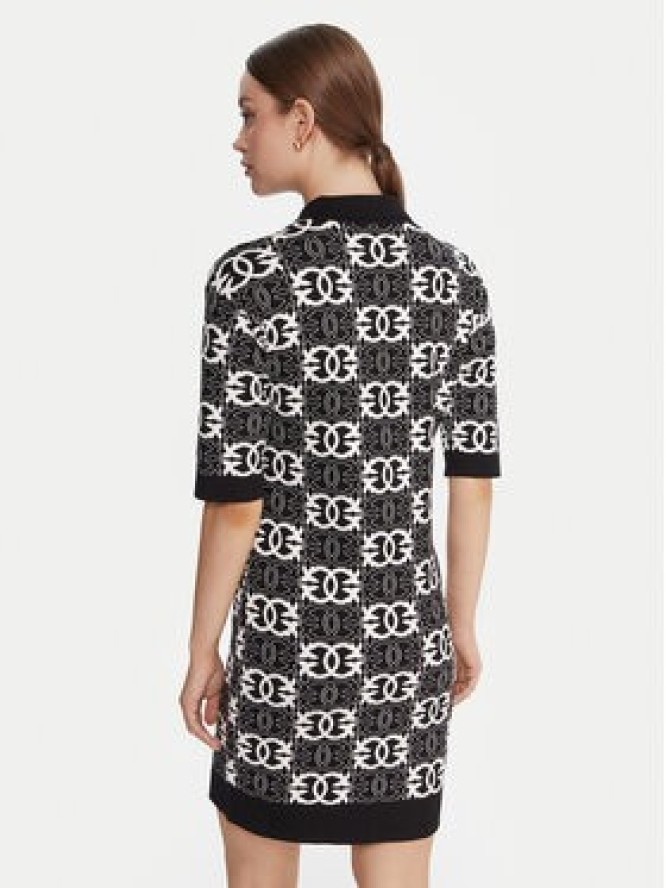 PINKO Sukienka Nothing 106039 A2YD Czarny Regular Fit