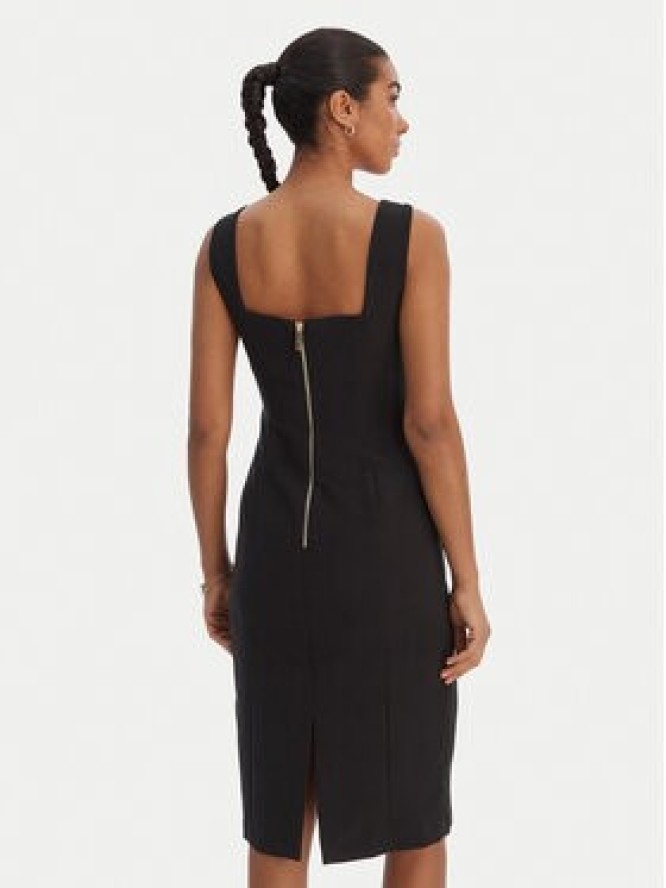 Fracomina Sukienka koktajlowa FR26SD2017W42901 Czarny Slim Fit