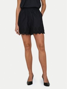 ONLY Szorty materiałowe Lou 15313167 Czarny Loose Fit