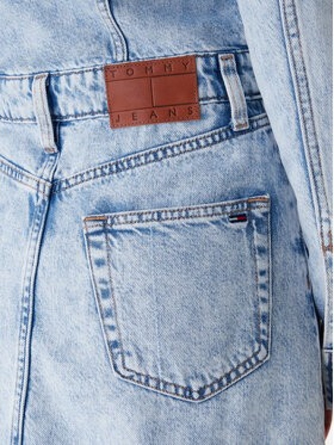 Tommy Jeans Sukienka jeansowa DW0DW22004 Niebieski Regular Fit