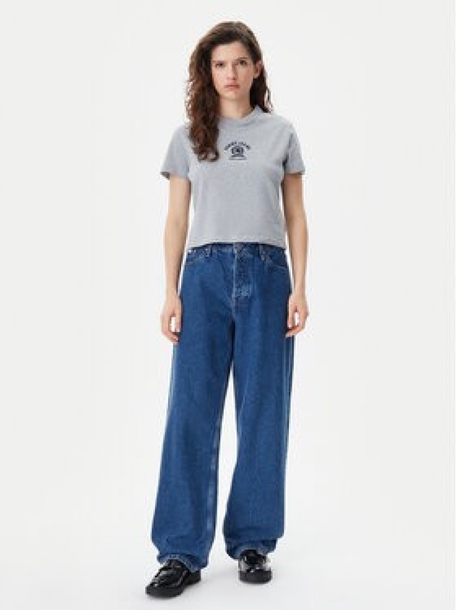 Tommy Jeans T-Shirt Varsity DW0DW20317 Szary Regular Fit