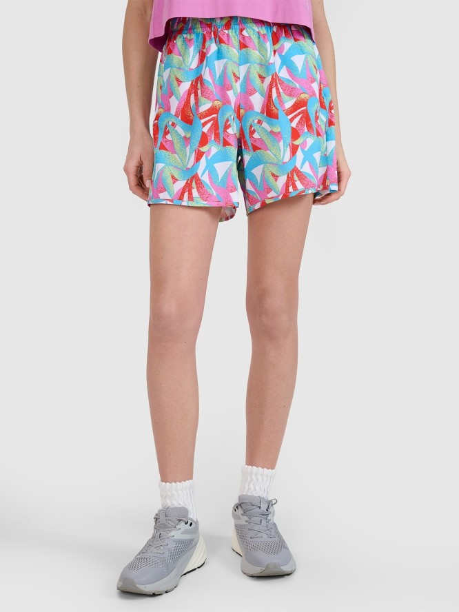 4F Spodenki plażowe damskie - multikolor L