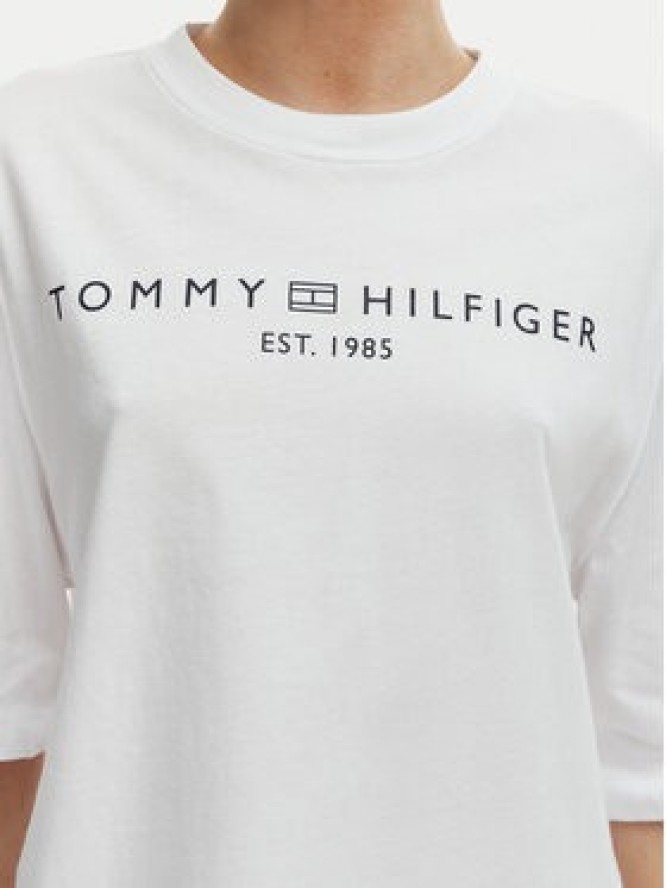 Tommy Hilfiger T-Shirt WW0WW47811 Biały Relaxed Fit