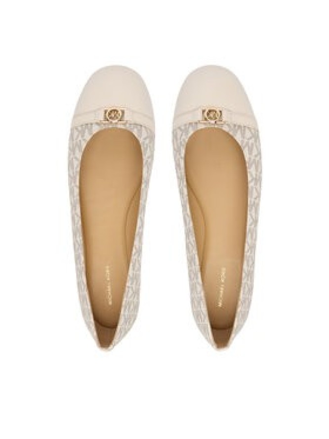 MICHAEL Michael Kors Baleriny Mandy Flat 40F5MAFP1L Écru