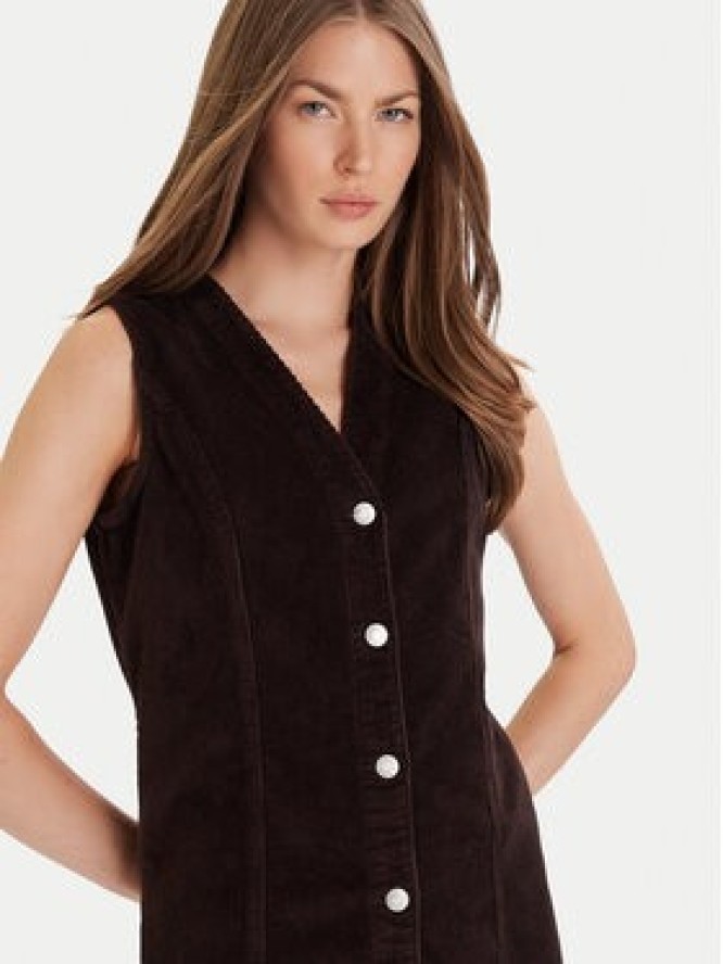 Vero Moda Sukienka codzienna Eden 10333959 Brązowy Regular Fit