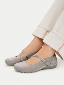Skechers Baleriny 100771/TPE Szary