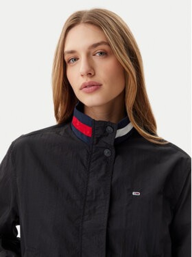 Tommy Jeans Kurtka przejściowa Essential DW0DW20439 Czarny Regular Fit