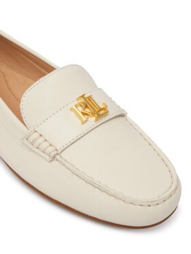 LAUREN RALPH LAUREN Mokasyny 802852847025 Biały