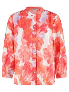 Gerry Weber Bluzka w kolorze biało-pomarańczowo-czerwonym rozmiar: 46