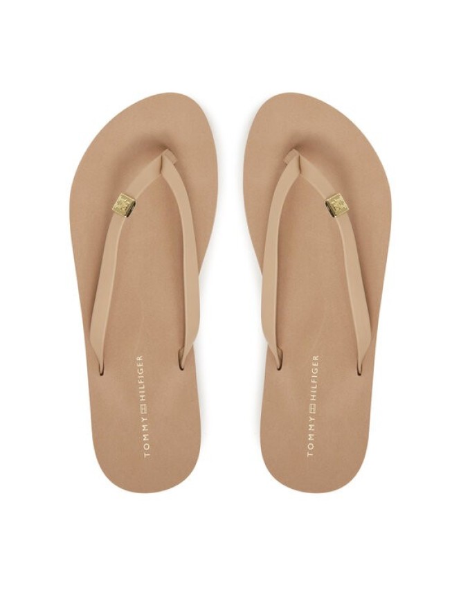 Tommy Hilfiger Japonki Elevated Chic Beach Sandal FW0FW08523 Beżowy
