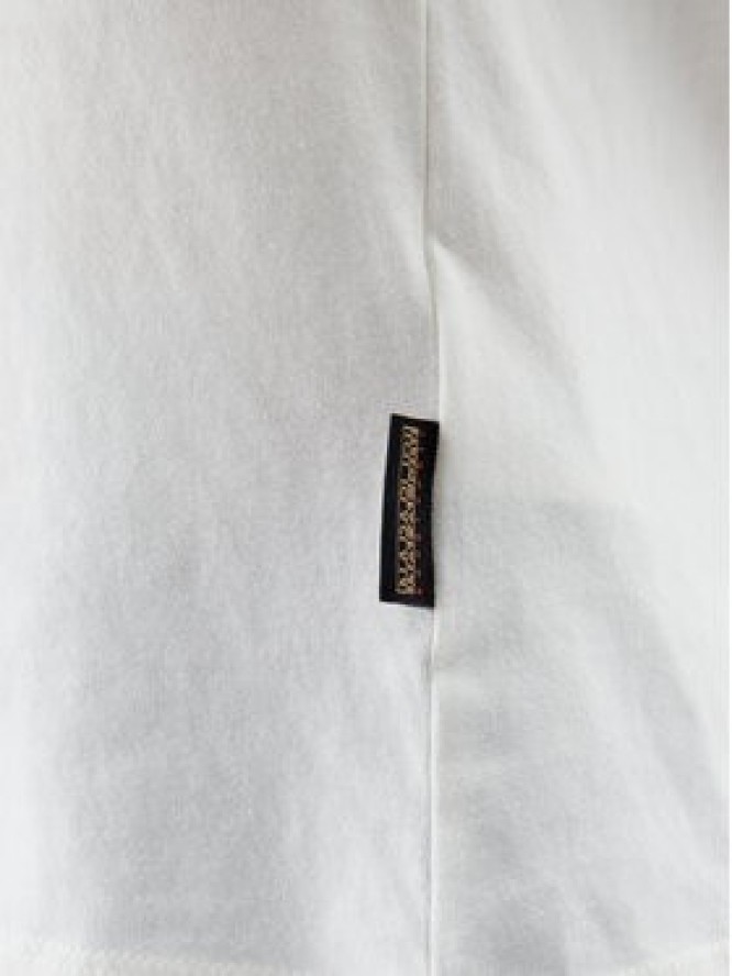 Napapijri T-Shirt NP0A4IP1 Biały Regular Fit