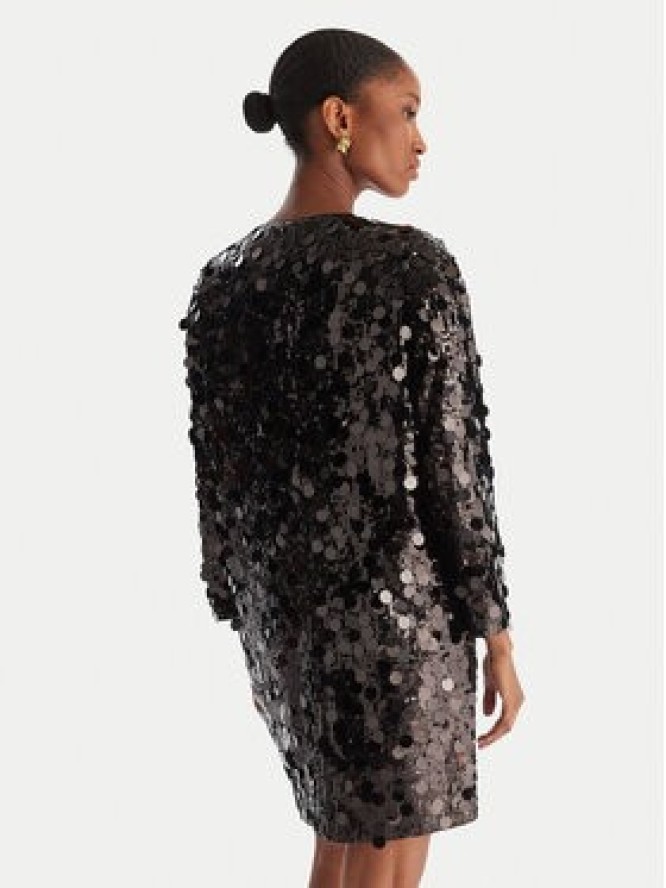 ACCESS FASHION Sukienka koktajlowa 54-3014-406 Czarny Regular Fit