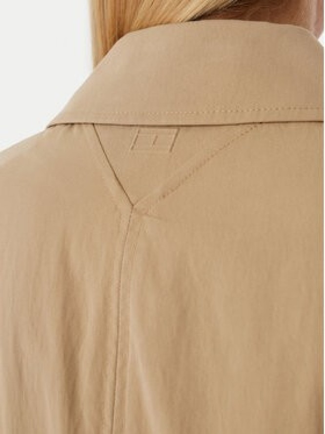 Tommy Hilfiger Trencz WW0WW49842 Beżowy ciemny Regular Fit