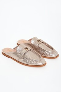 Klapki damskie skórzane PINKO