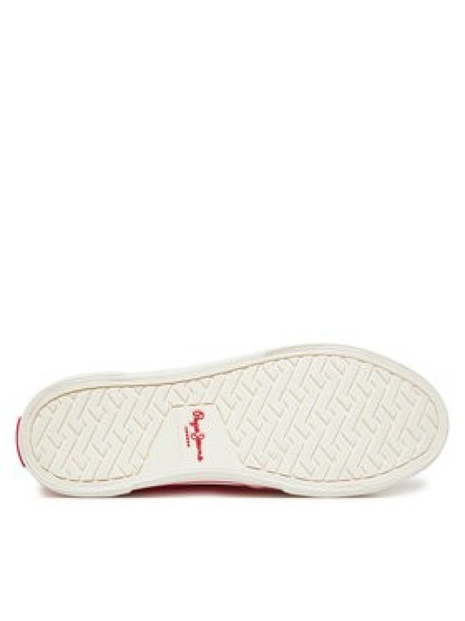 Pepe Jeans Tenisówki Brady Basic W PLS31287 Czerwony