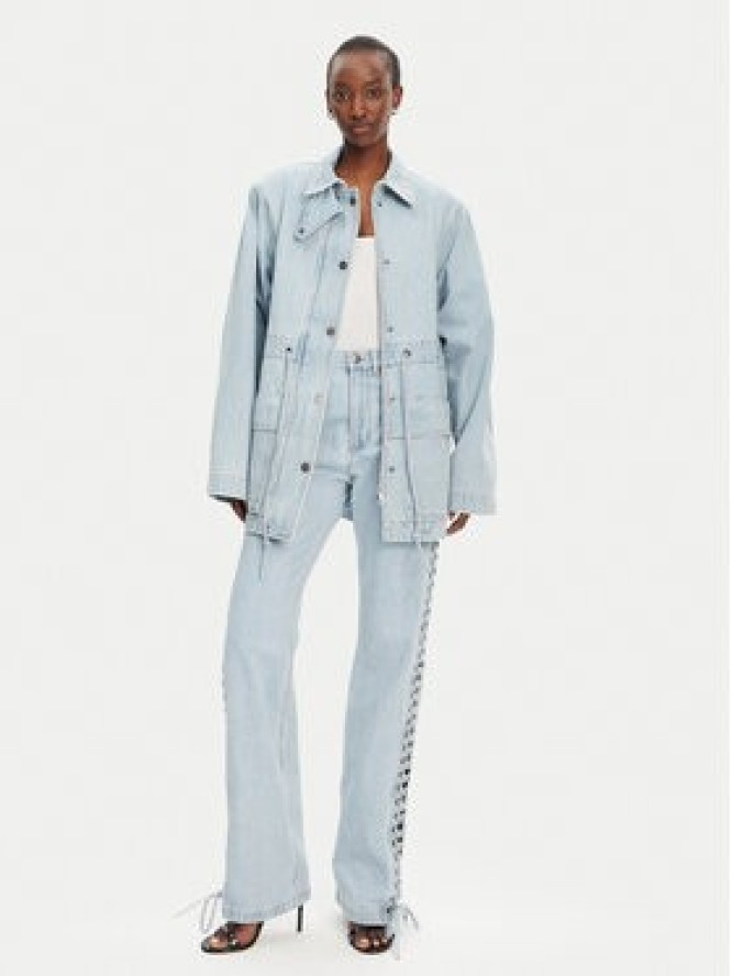 ROTATE Koszula jeansowa 1141821468 Niebieski Relaxed Fit