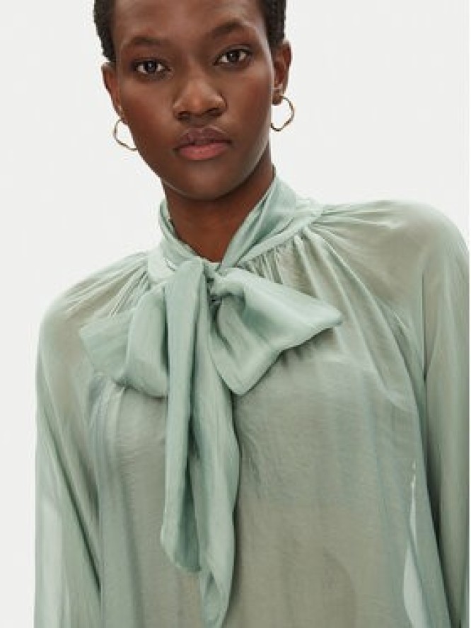 Dixie Bluzka C207W022A Zielony Regular Fit