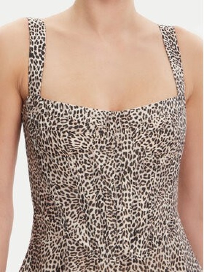 Bardot Sukienka koktajlowa 58546DB9 Brązowy Regular Fit