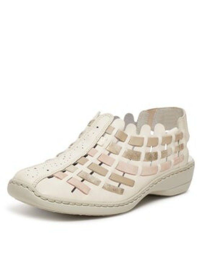 Rieker Sandały 413V8-60 Beżowy