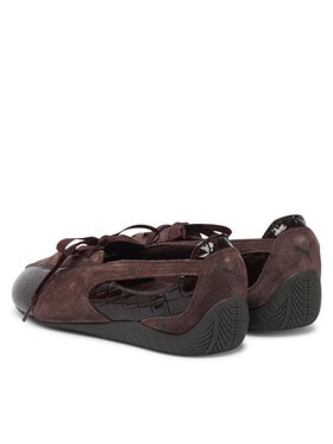 Puma Baleriny Speedcat Ballet Nova Croc 40881301 Brązowy
