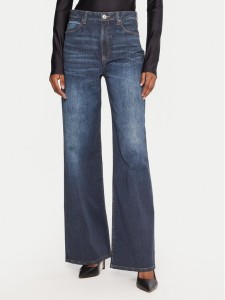 Guess Jeansy W5YA1A D0213 Granatowy Wide Leg