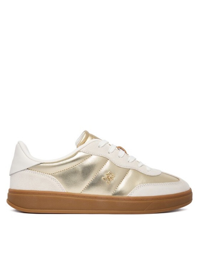 Tommy Hilfiger Sneakersy Mu Jackie Metallic FW0FW09026 Złoty