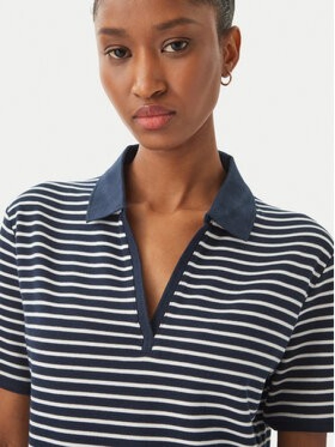 Tommy Hilfiger Polo WW0WW48720 Granatowy Relaxed Fit