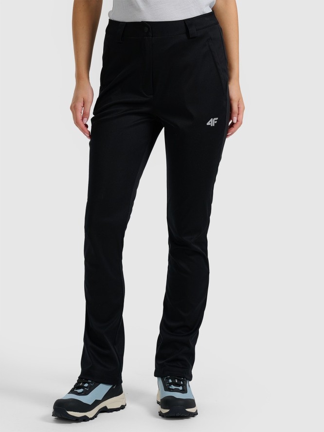 4F Spodnie softshellowe membrana 8000 damskie - czarne L