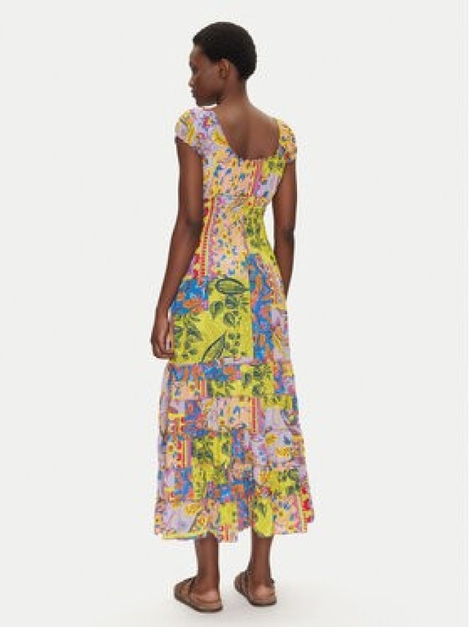 Iconique Sukienka letnia IC25-123 Kolorowy Regular Fit