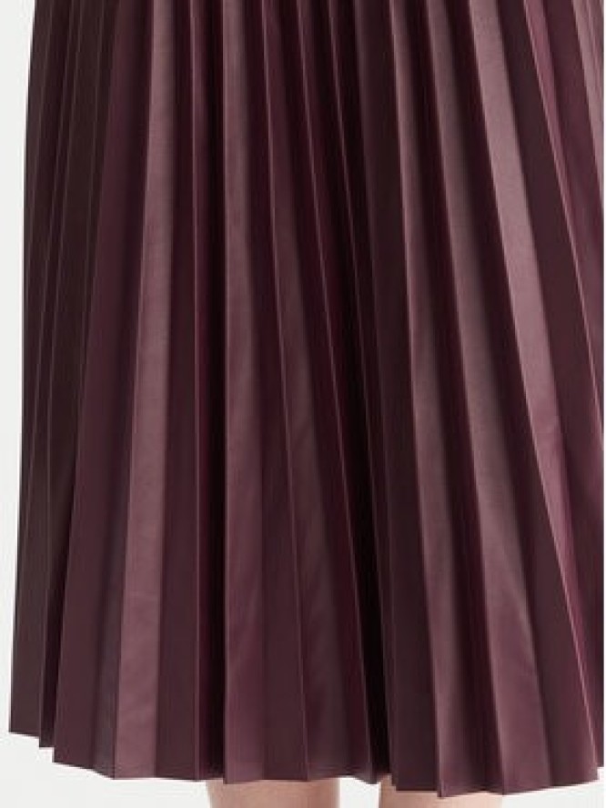 Vero Moda Spódnica z imitacji skóry Bella Holly 10319036 Fioletowy Regular Fit